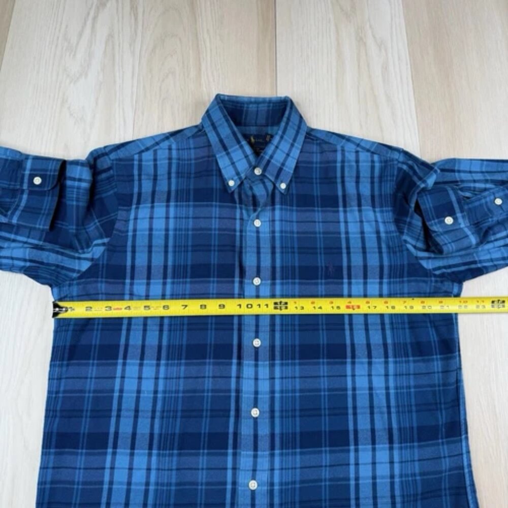 Polo Ralph Lauren Classic Fit Performance Flannel Shirts Mens M Medium Set Of 2 - Picture 5 of 16